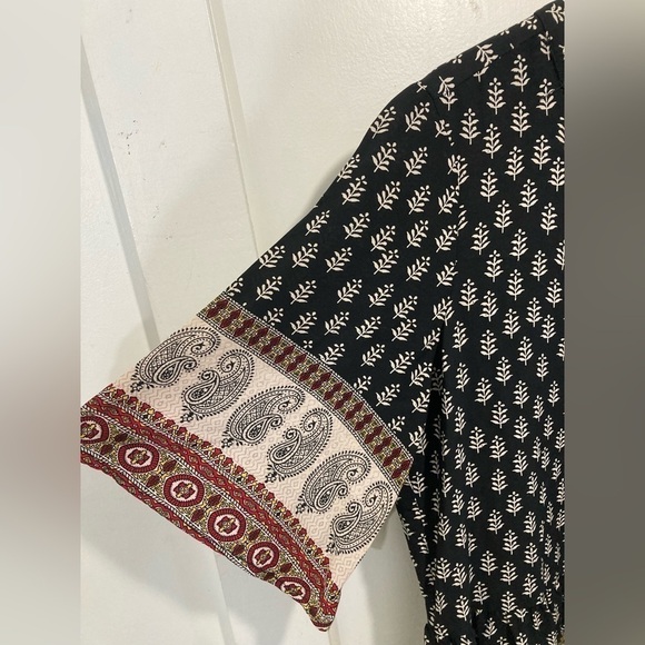 BEACHLUNCHLOUNGE small boho blouse cottagecore lagenlook peasant - Picture 4 of 12